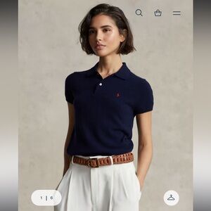 NWOT- Ralph Lauren Sport- Slim Fit- Sz Large- Brown W/ Cream Horse